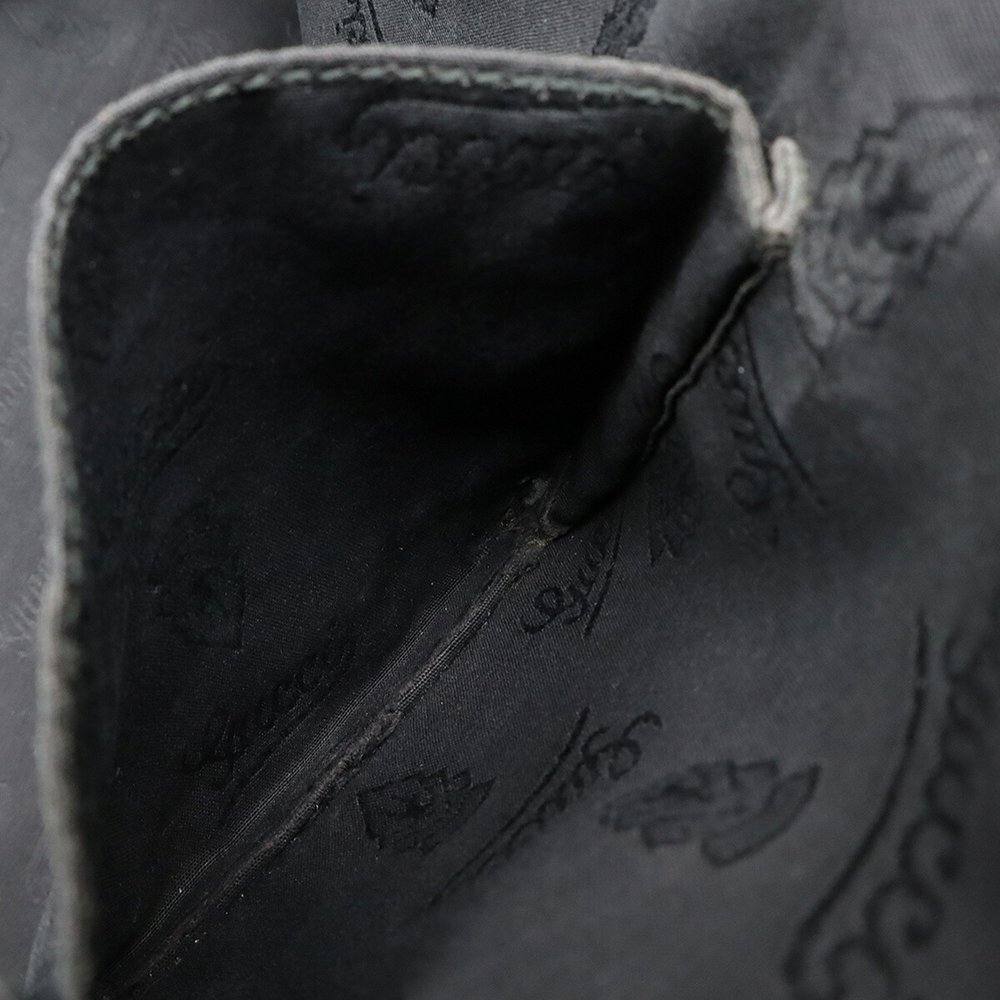 GUCCI Black Leather Shoulder Bag - Picture 9 of 9